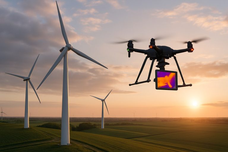 Infradronové kontroly veterných turbín: Nárast trhu v roku 2025 a budúca disruptácia